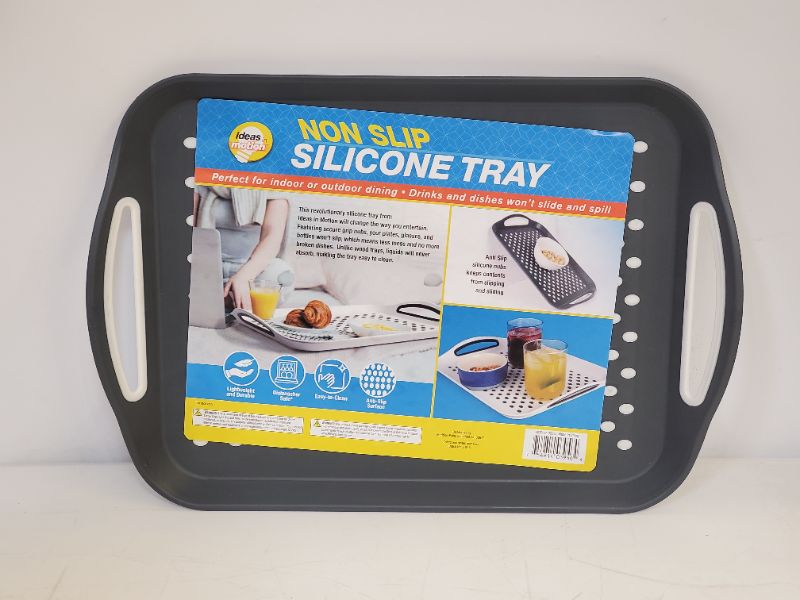 Photo 2 of NON SLIP SILICONE TRAY - GRAY 