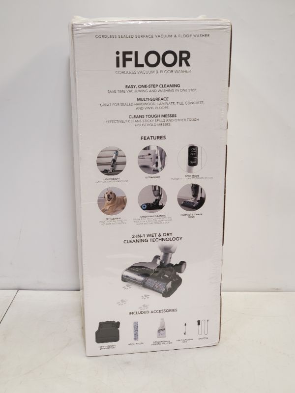 Photo 4 of Tineco iFloor Cordless Wet Dry Vacuum and Hard Floor Washer NEW