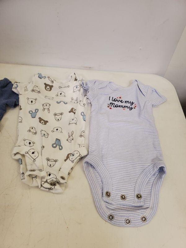 Photo 2 of 4 PIECE BABY TOP LOT -  CLOTHING SIZE VARIES (0M-9M)