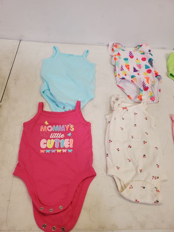 Photo 3 of 7 PIECE BABY GIRL SUMMER  LOT -CLOTHING SIZE VARIES (0M-9M)