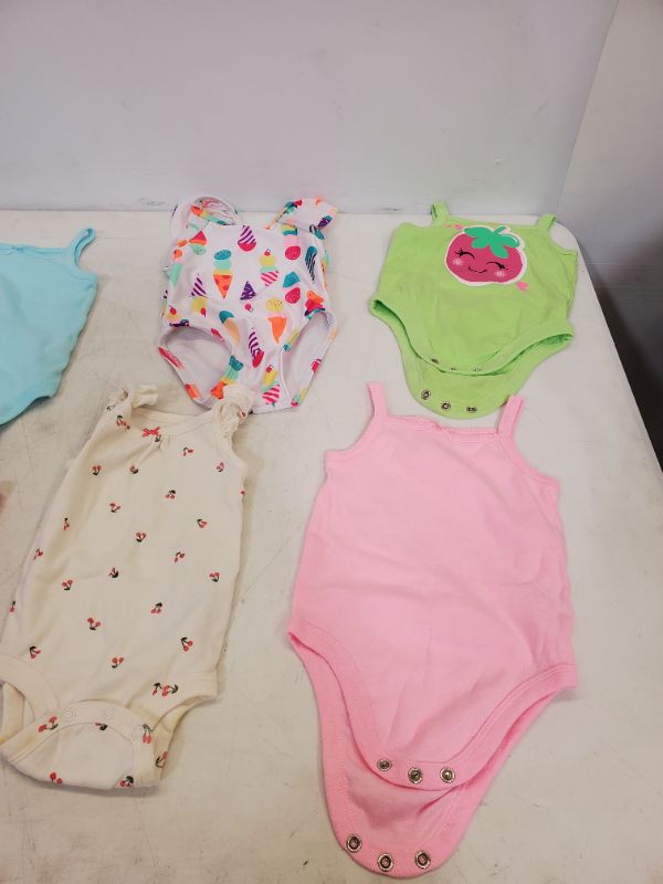 Photo 4 of 7 PIECE BABY GIRL SUMMER  LOT -CLOTHING SIZE VARIES (0M-9M)