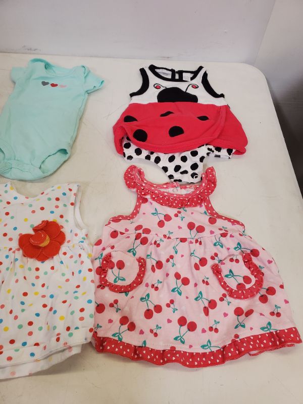 Photo 2 of 6  PIECE BABY GIRL SUMMER CLOTHING - SIZE VARIES (0M-9M)