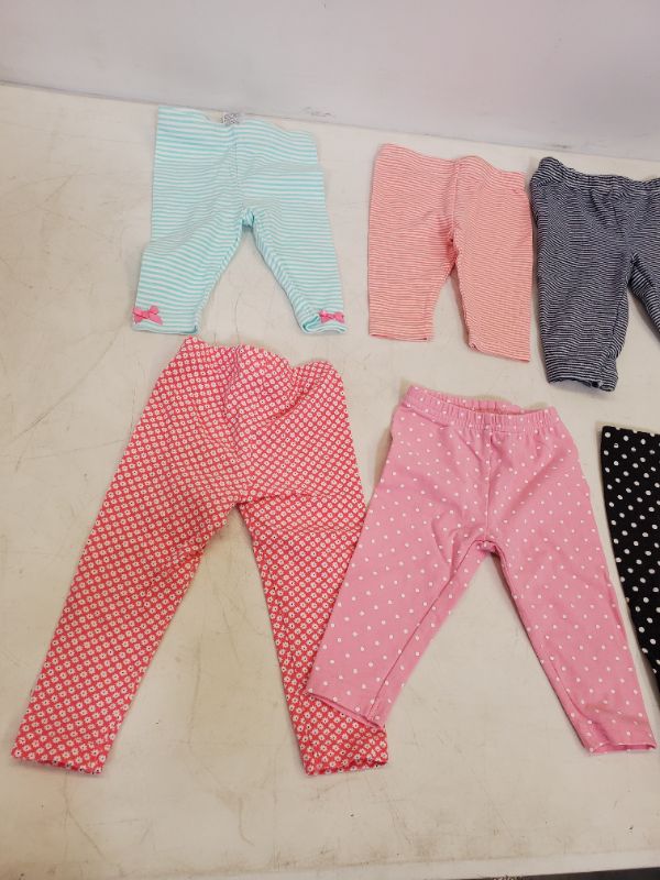 Photo 3 of 6 PIECE BABY GIRL BOTTOMS-  CLOTHING SIZE VARIES (0M-9M)