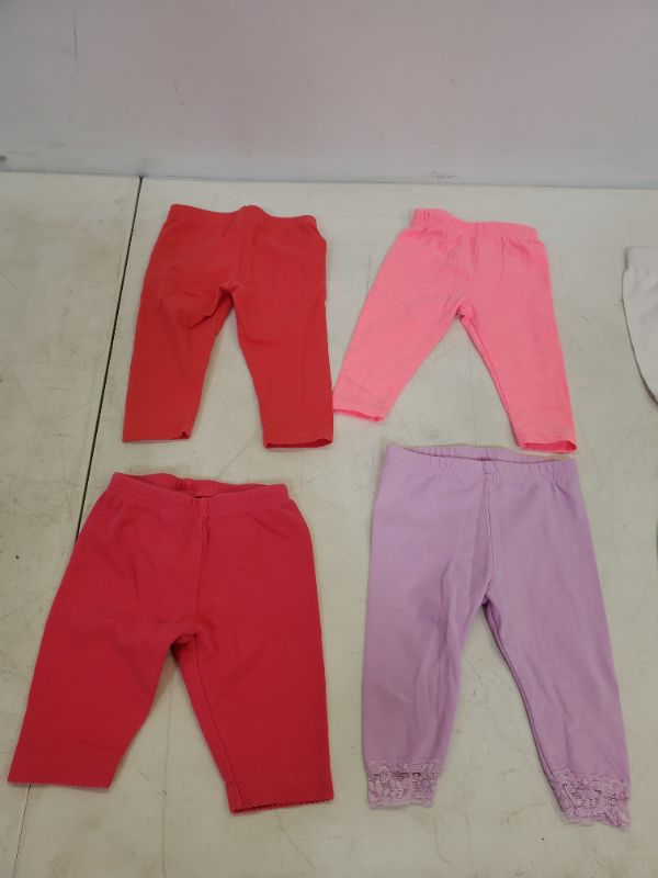 Photo 3 of 6 PIECE BABY GIRL BOTTOMS-  CLOTHING SIZE VARIES (0M-9M)