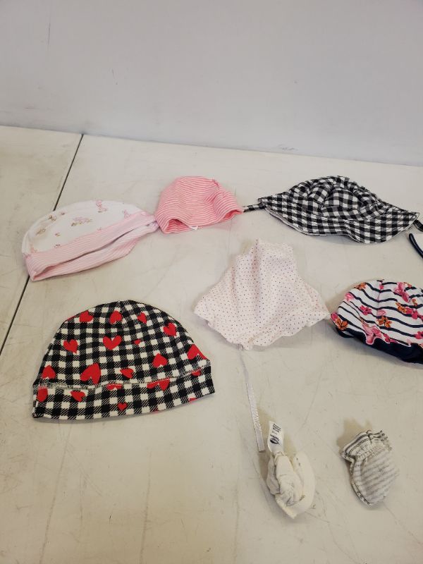 Photo 3 of 11 PIECE BABY ACCESSORIES - BABY HATS - BABY GLOVES- ***USED*** SIZE VARIES