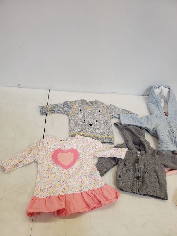 Photo 1 of 5 PIECE  BABY SWEATER LOT- SIZE VARIES  (3M-9M)