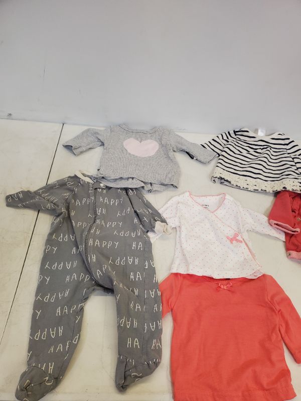 Photo 3 of 6 PIECE  BABY GIRL CLOTHING LOT-SIZE VARIES  (3M-9M)