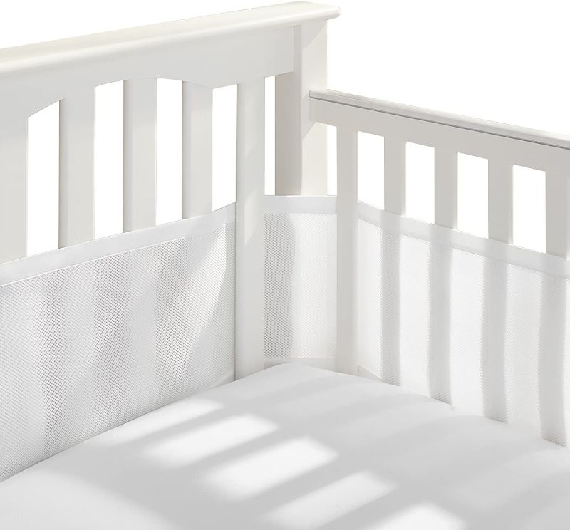 Photo 1 of Breathable Mesh Crib Liner/Bumpers for Baby Crib