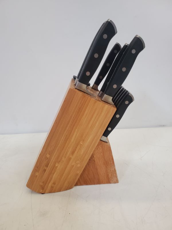 Photo 4 of Wolfgang Puck 14 Piece Knives Cutlery Knife Set WITH WOOD BLOCK