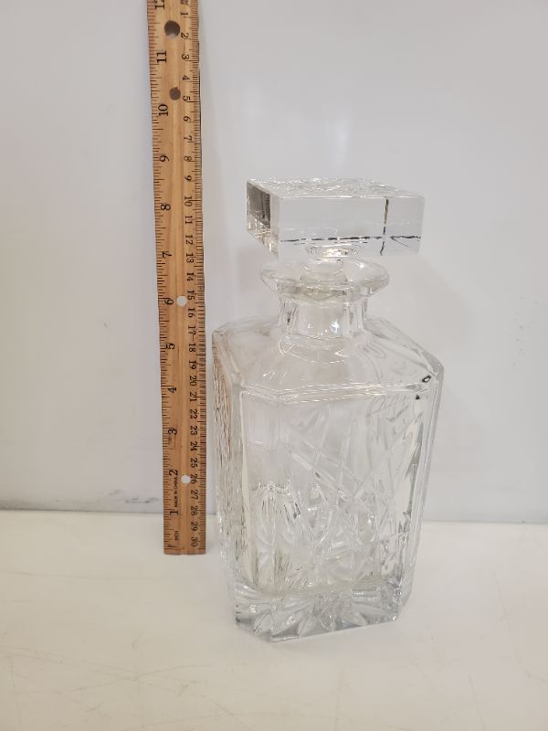 Photo 3 of Vintage Retro Crystal Decanter 