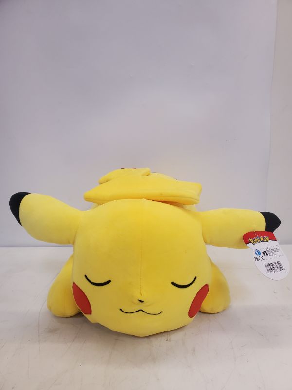 Photo 2 of Pokemon Pikachu Sleeping Plush Buddy