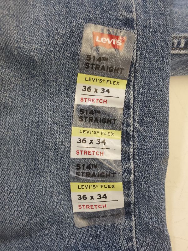 Photo 2 of Levi's Flex - 514 Straight Stretch - size 36W x34L