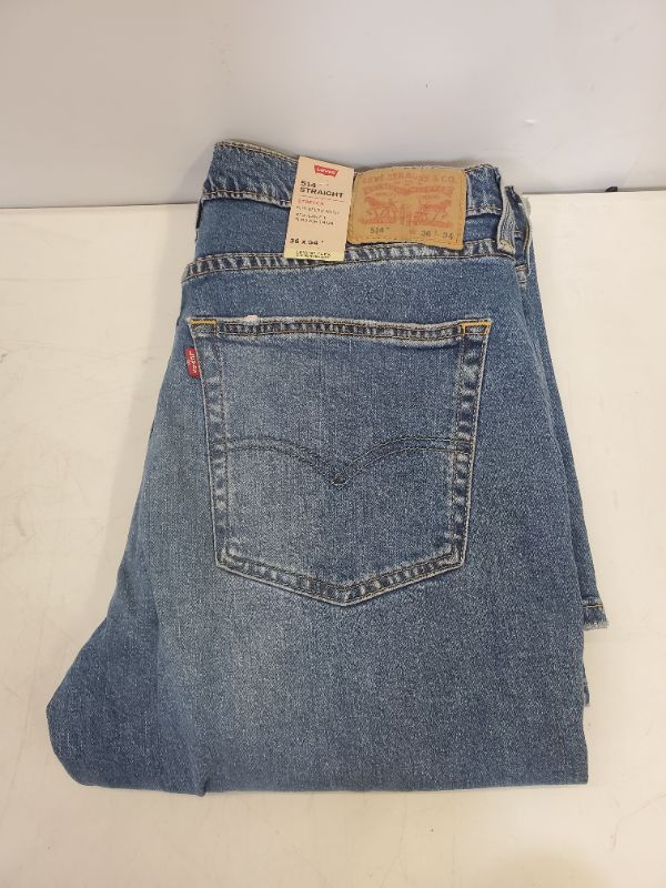 Photo 1 of Levi's Flex - 514 Straight Stretch - size 36W x34L