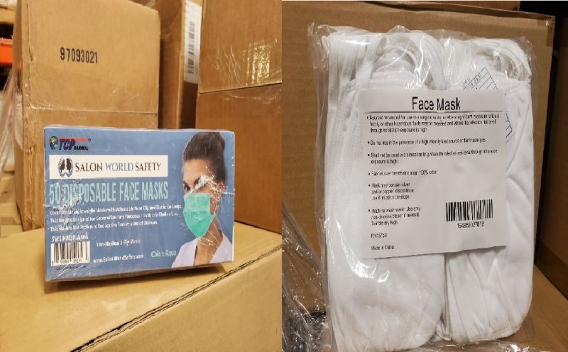 Photo 2 of 1 Pallet with 79 Units of 2 Different kinds of Face Masks - approximately 39,000 face masks