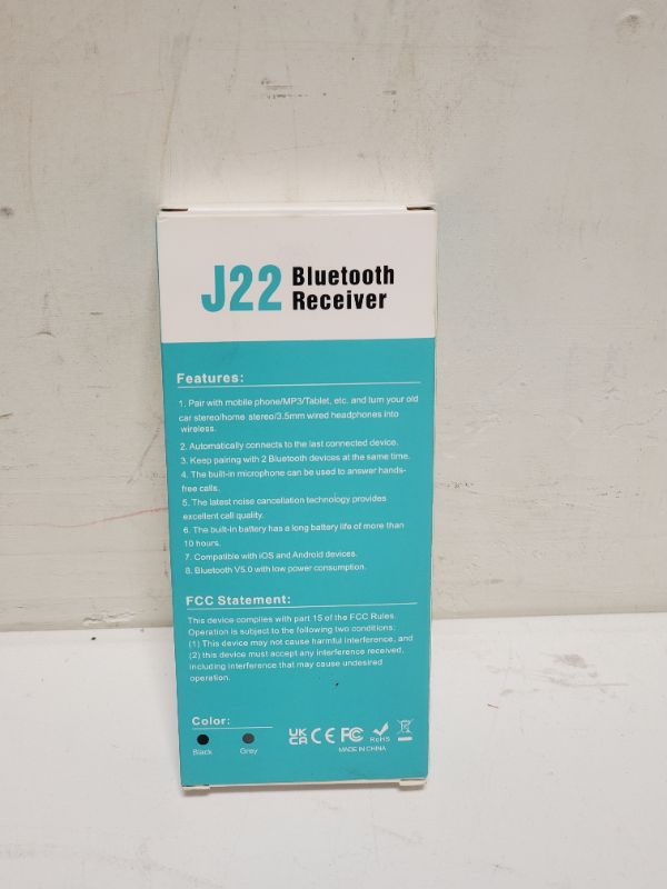 Photo 4 of J22 BLUETOOTH RECEIVER