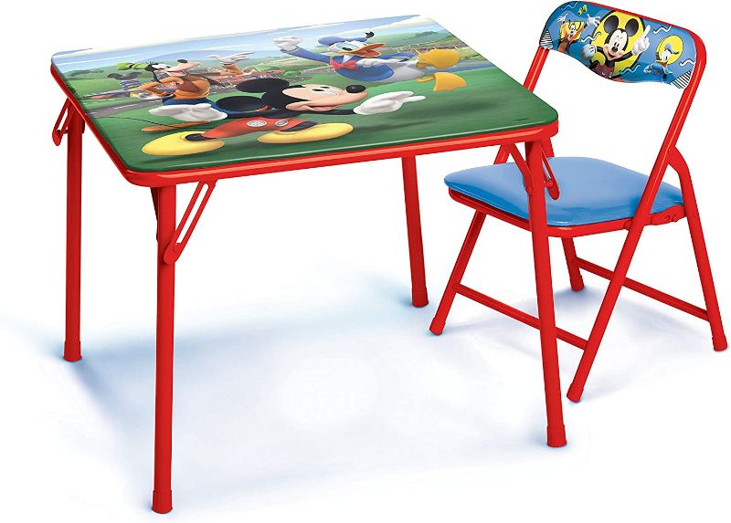 Photo 1 of Disney Junior 45704 Mickey Kids Table & Chair Set, Junior Table for Toddlers Ages 2-5 Years ,20" x 20"