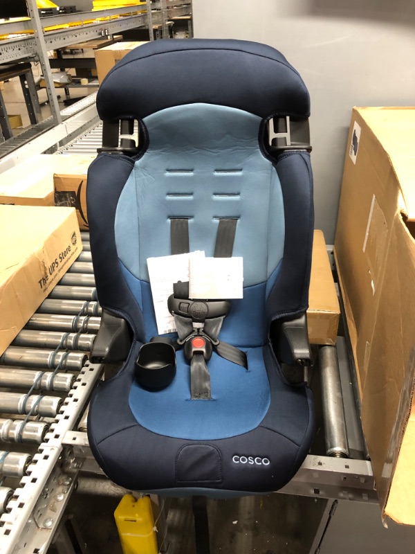 Photo 2 of Cosco Finale DX 2 in 1 Booster Car Seat Sport Blue