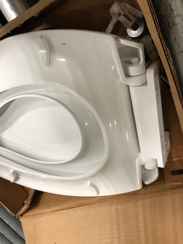 Photo 2 of  MAYFAIR 888SLOW 000 NextStep2 Toilet Seat with Built-In Potty Training Seat, Slow-Close, Removable that will Never Loosen, ROUND, White