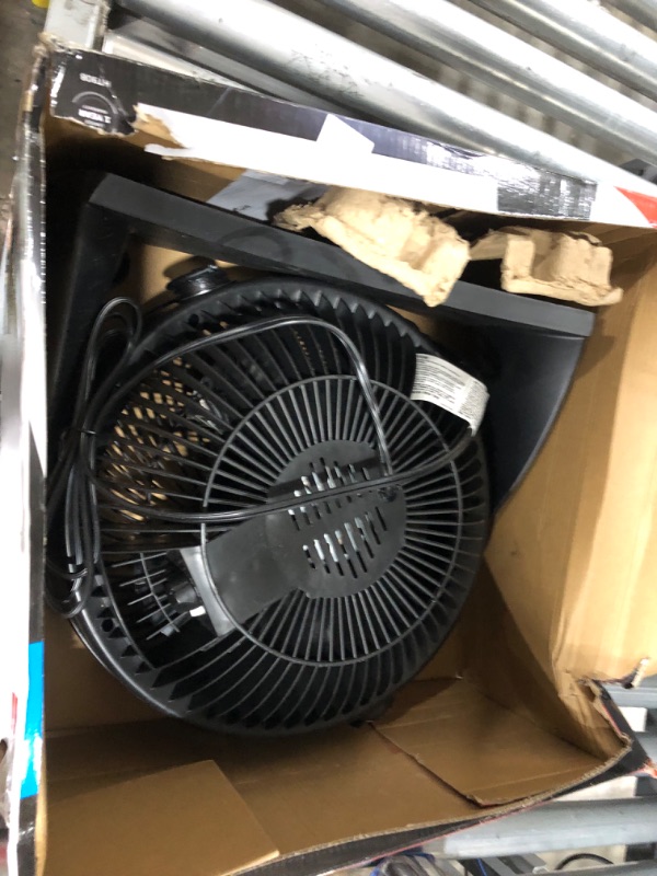 Photo 2 of 12 in. 3 Speed Whole Room Circulator Floor Fan