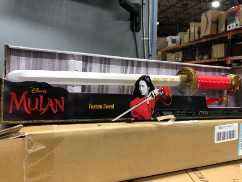 Photo 2 of Disney Mulan 22" Feature Sword with Motion Sensor Activated Sounds - for Girls Ages 3+ , White