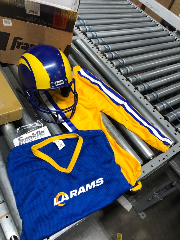 Photo 2 of **SIZE MEDIUM**
Kids Los Angeles Rams NFL Uniform Costume
