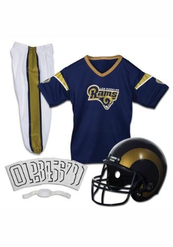 Photo 1 of **SIZE MEDIUM**
Kids Los Angeles Rams NFL Uniform Costume

