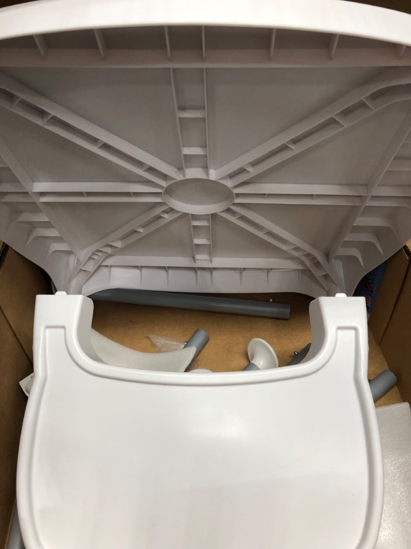 Photo 1 of Evenflo 4-in-1 Eat & Grow Convertible High Chair (Pop Star White)