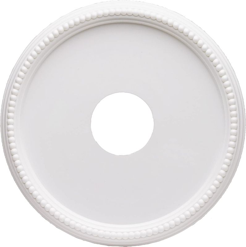 Photo 1 of **SIMILAR TO STOCK PHOTO**
Beaded White Finish Ceiling Medallion