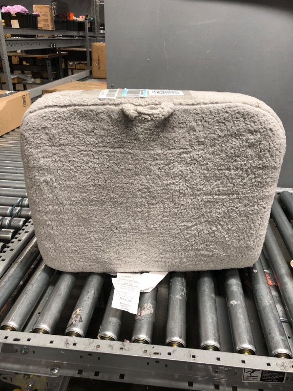 Photo 1 of Delta Children Cozee Sherpa Chair, Grey
