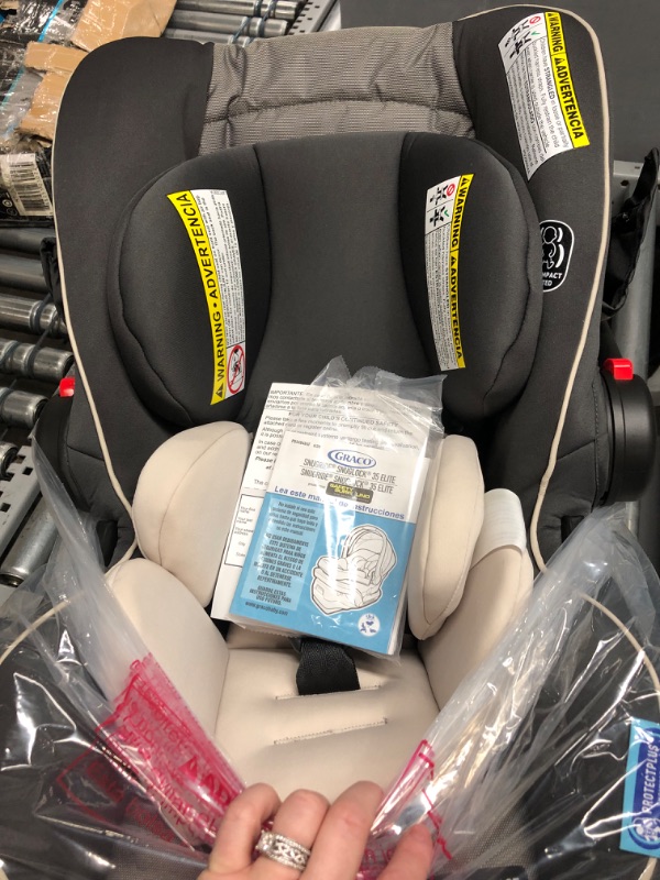 Photo 3 of Graco SnugRide SnugLock 35 Elite Infant Car Seat, Oakley Gray