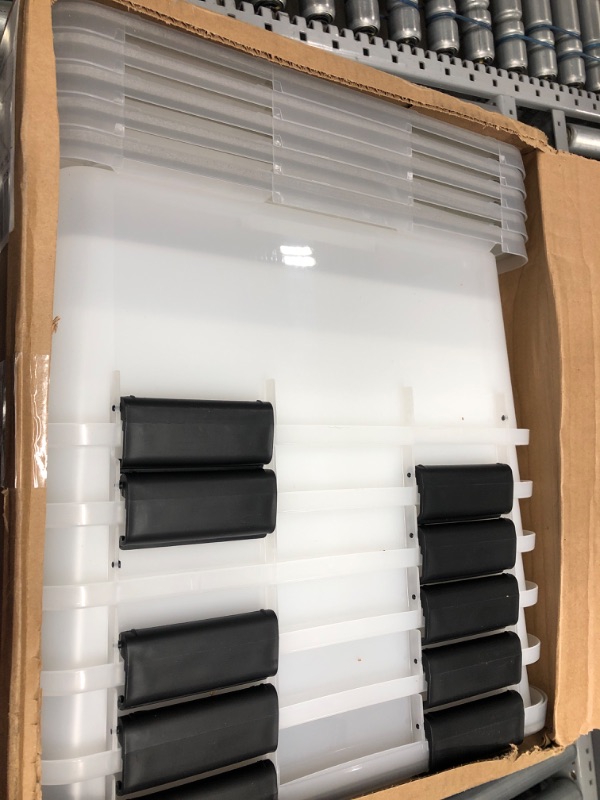 Photo 1 of IRIS 19qt Weathertight Storage Box Clear