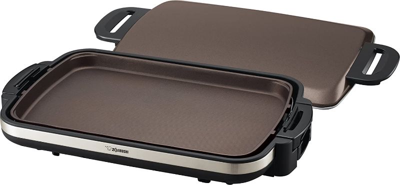 Photo 1 of Zojirushi EA-DCC10 Gourmet Sizzler Electric Griddle,Stainless Brown
