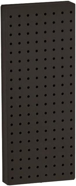 Photo 1 of Azar Displays 770820-BLK Pegboard 1-Sided Wall Panel, Black Solid Color, 2-Pack
