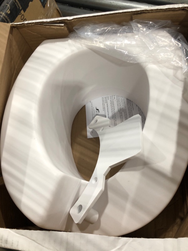 Photo 2 of Ableware 725901000 Tall-Ette Arthro Left Standard Elevated Toilet Seat