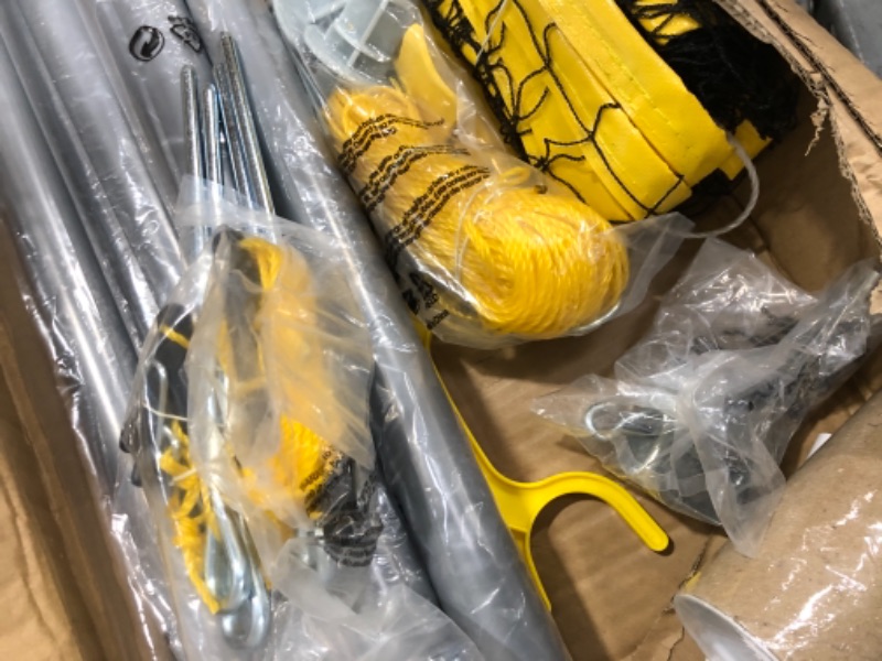 Photo 1 of A11N Outdoor Badminton Set - Includes Anti-Sag Net, 4 Rackets, 2 Shuttlecocks, and Carrying Bag - for Backyard, Beach, and Park
