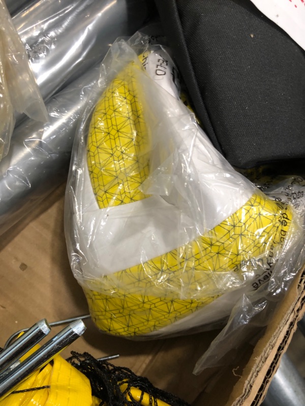 Photo 1 of A11N Outdoor Badminton Set - Includes Anti-Sag Net, 4 Rackets, 2 Shuttlecocks, and Carrying Bag - for Backyard, Beach, and Park
