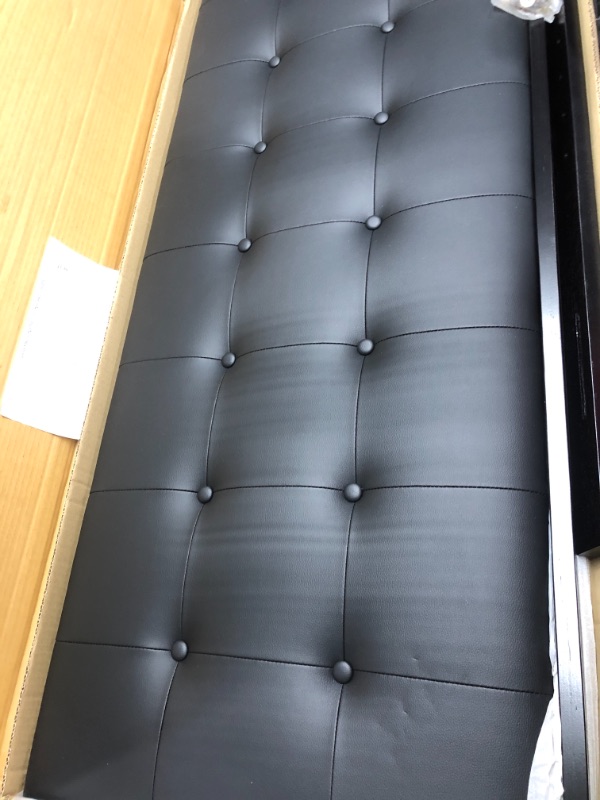 Photo 3 of Modway Emily Full Vinyl Headboard - Black