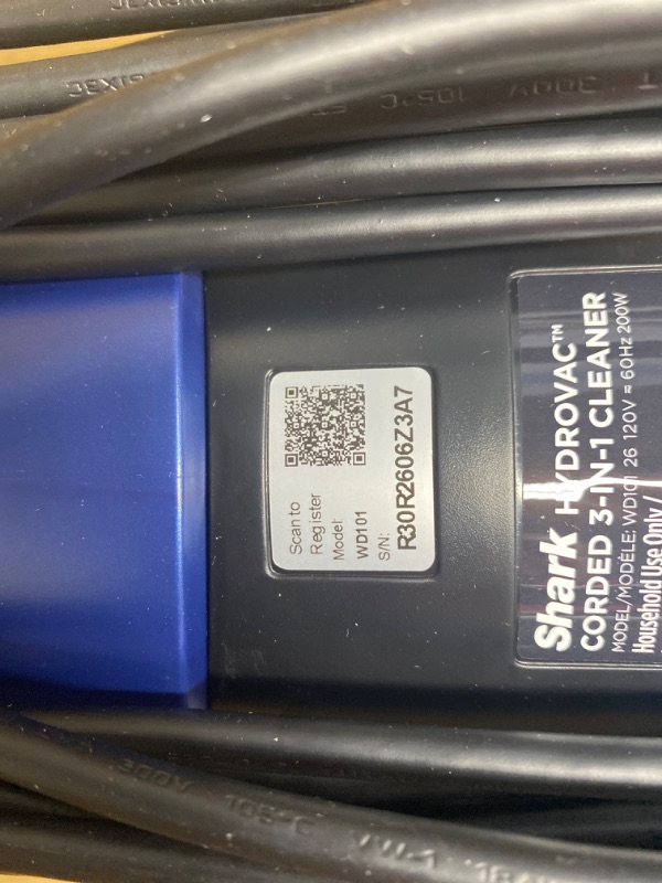 Photo 3 of Shark WD101 HydroVac XL 3-in-1 Vacuum, Mop & Self-Cleaning System with Antimicrobial Brushroll* & 12 oz. Odor Neutralizing Concentrate for Hard Floors & Area Rugs, Lightweight, Corded, Navy