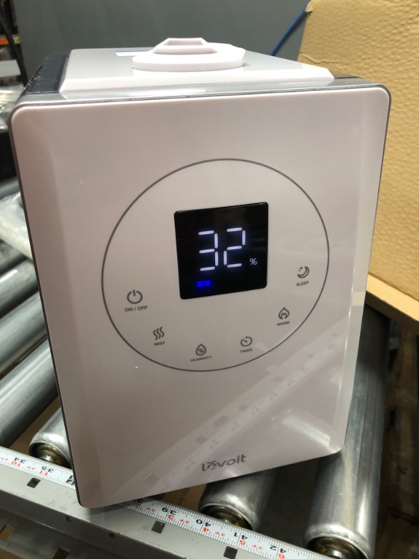 Photo 6 of ***damage see photo***  LEVOIT Humidifiers for Bedroom Large Room Home, 6L Warm and Cool Mist Top Fill Ultrasonic Air Vaporizer, Smart App & Voice Control, Quickly Humidify Whole House up to 753 sq.ft, Sleep Mode, Timer Cream White LV600S