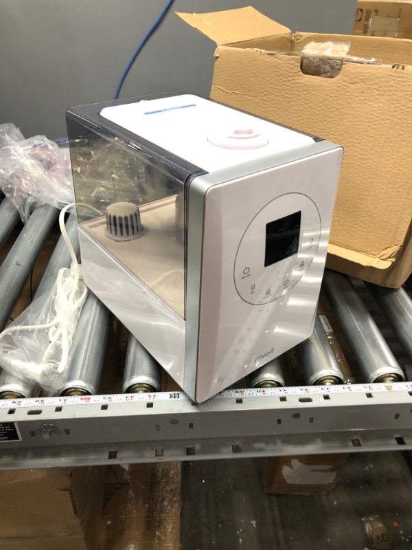 Photo 7 of ***damage see photo***  LEVOIT Humidifiers for Bedroom Large Room Home, 6L Warm and Cool Mist Top Fill Ultrasonic Air Vaporizer, Smart App & Voice Control, Quickly Humidify Whole House up to 753 sq.ft, Sleep Mode, Timer Cream White LV600S