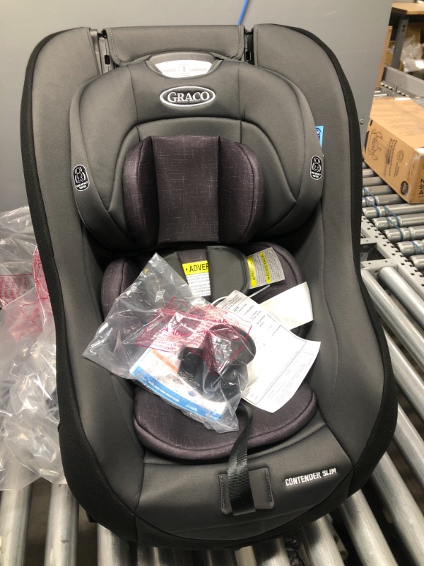 Photo 3 of Graco Contender Slim Convertible Car Seat, West Point