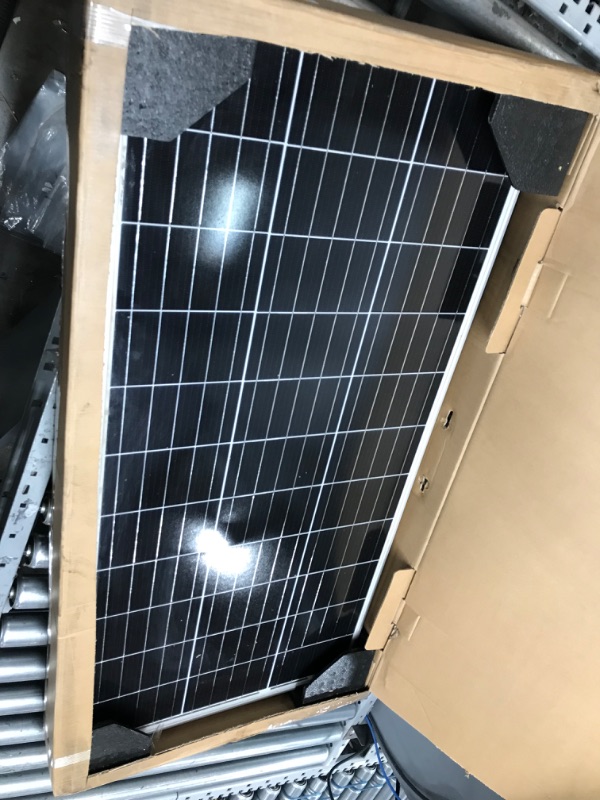 Photo 4 of ACOPOWER 100w 12v Monocrystalline Solar Panel Module with Connector (Panel Only, Compact Design)
