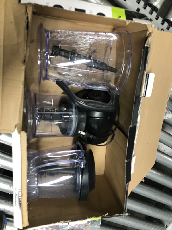 View 2 of Ninja QB1004 Blender/Food Processor with 450-Watt Base, 48oz Pitcher, 16oz Chopper Bowl, and 40oz Processor Bowl for Shakes, Smoothies, and Meal Prep