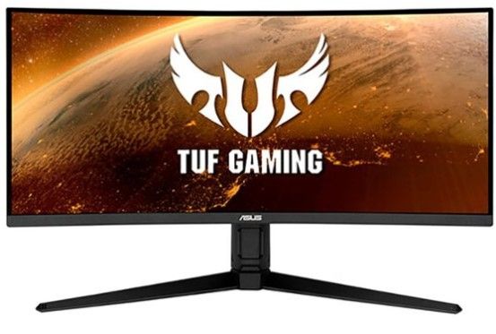 Photo 1 of **used**
ASUS - TUF Gaming 34"LCD Curved WQHD FreeSync Monitor
