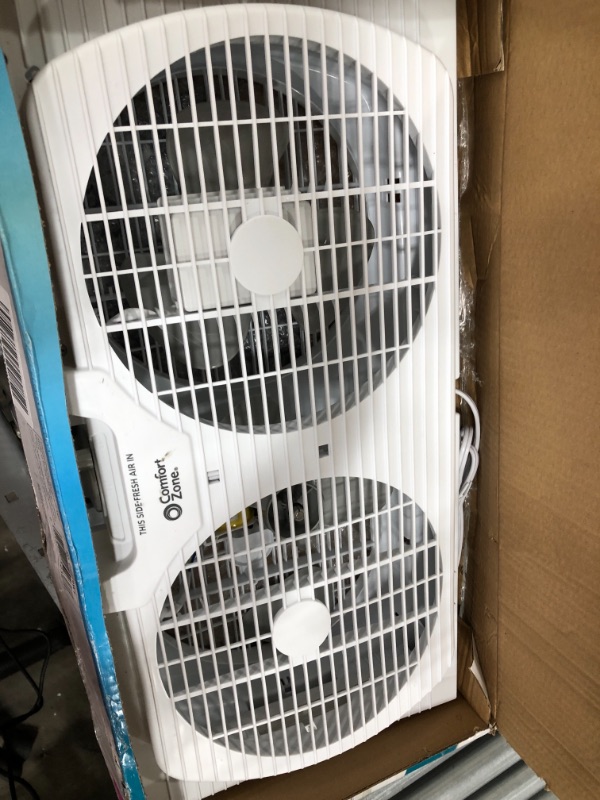 Photo 2 of 9 in. Twin Window Fan with Manually Reversible Airflow Control
**PARTS ONLY**