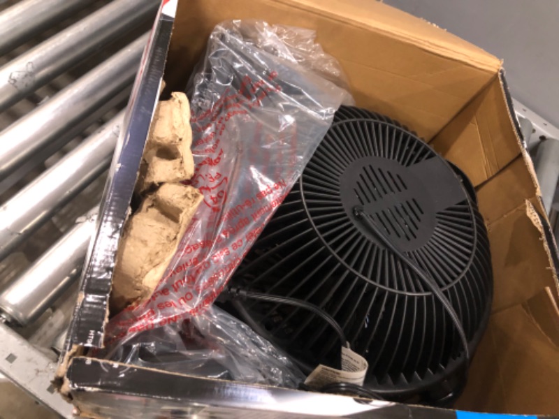 Photo 3 of 12 in. 3 Speed Whole Room Circulator Floor Fan