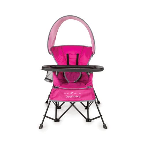 Photo 1 of Baby Delight Go with Me Jubilee Deluxe Portable Chair | Indoor and Outdoor | Sun Canopy | Pink
