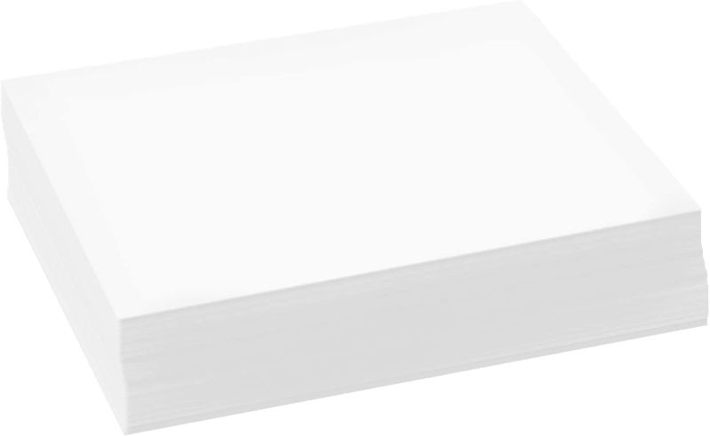 Photo 1 of 500 Sheets of Bright White 8.5" x 5.5" Half letter Size, Regular 24lb. Paper
