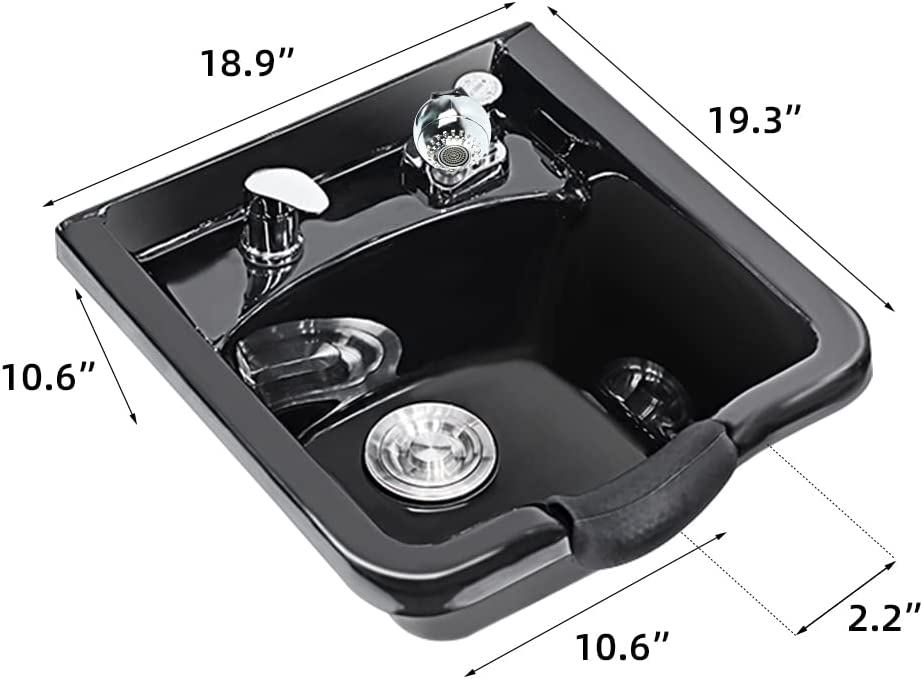 Photo 1 of  Shampoo Bowl for Salons, Black