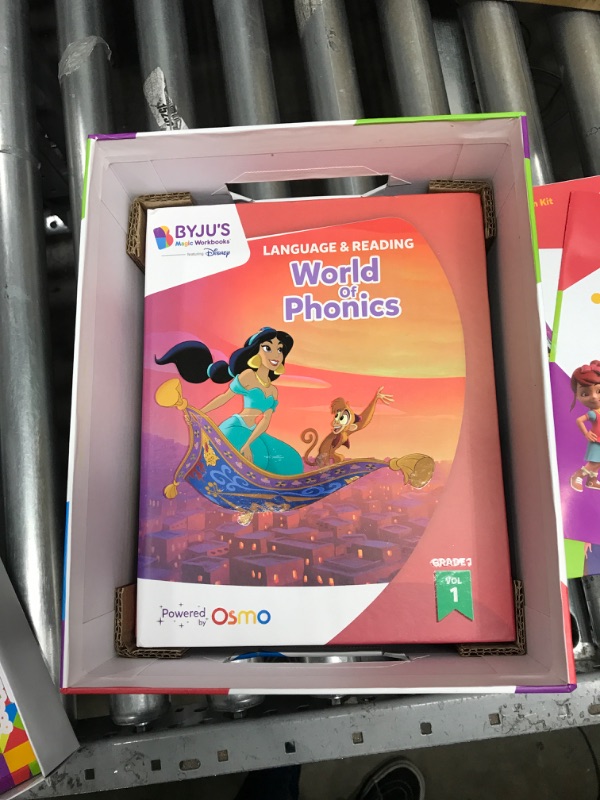 Photo 3 of BYJU’S Learning Featuring Disney, 1st Grade Premium Kit Ages 5-7-Featuring Disney & Pixar Characters-Reading, Addition/Subtraction, Writing & Phonics-Powered by Osmo-Works with iPad(Amazon Exclusive) iPad 1st Grade